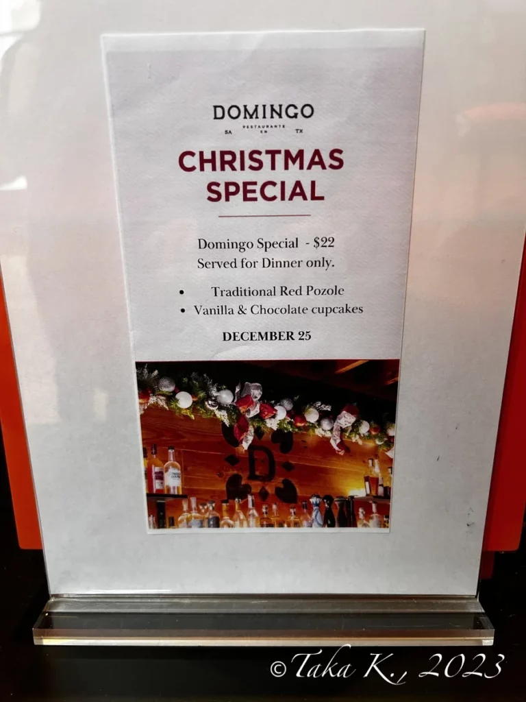 Domingo Restaurante Christmas Special