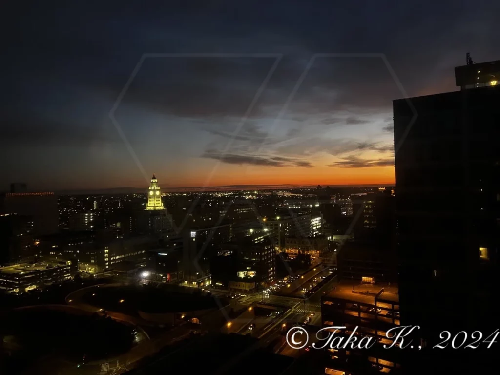 Sheraton Philadelphia Downtown Night View