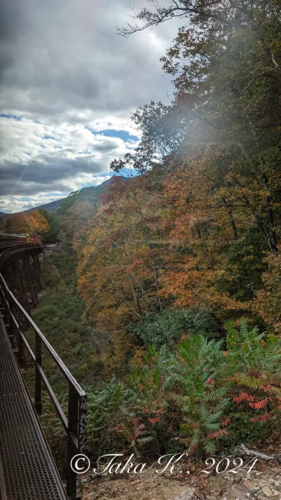 Mountaineer Going Through Bridge