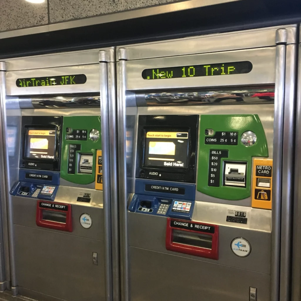JFK Jamaica AirTrain 券売機